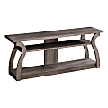 Monarch Specialties Mullen TV Stand For 58" TVs, Dark Taupe 1 thumbnail image