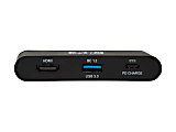 Tripp Lite USB C Multiport Adapter Converter 4K w/ /HDMI, Gigabit Ethernet, USB-A Hub, PD Charging, Storage Cable Thunderbolt 3 Compatible - 1 thumbnail image