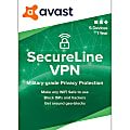 Avast SecureLine VPN 2020 | 5 Devices 1 Year | Download