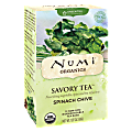 Numi Organics Spinach Chive Savory Tea - Decaffeinated, Green Tea - Spinach Chive - 12 Teabag - 12 / Box