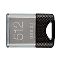 PNY Elite-X Fit USB 3.1 Flash Drive, 512GB, Black/Gray - 200MB/s
