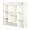 Ameriwood Home Nathan Kids 41”H 8-Cube Large Toy Storage Bookcase, White 1 thumbnail image