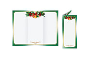 Great Papers!® Holiday-Themed Programs, Golden Bells Tri-Fold, 3 11/16" x 8 1/2", Pack Of 25