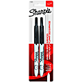 Sharpie® Retractable Permanent Markers, Ultra-Fine Point, Black, Pack Of 2 1 thumbnail image
