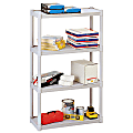 Iceberg Rough 'n Ready Storage System, 4 Shelves, Platinum