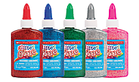 Scholastic Color Glitter Glue, 2.4 Oz, Assorted Colors 1 thumbnail image