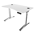 Safco® Defy Adjustable Desktop, White