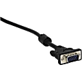 GE 73480 - 6 Ft SVGA Cable - 6 ft VGA Video Cable for Video Device, Monitor - HD-15 - Shielding - Nickel Plated Connector - Gold Plated Contact - Black