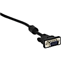 GE 73480 - 6 Ft SVGA Cable - 6 ft VGA Video Cable for Video Device, Monitor - HD-15 - Shielding - Nickel Plated Connector - Gold Plated Contact - Black 1 thumbnail image