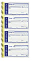 Adams® Write n' Stick® Phone Message Book, 11" x 5 1/4", 200 Messages, Canary/White 1 thumbnail image