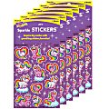 Trend Sparkle Stickers, Sparkly Unicorns, 24 Stickers Per Pack, Set Of 6 Packs