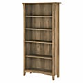 Bush® Furniture Salinas 63"H 5-Shelf Bookcase, Reclaimed Pine, Standard Delivery