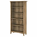Bush® Furniture Salinas 63"H 5-Shelf Bookcase, Reclaimed Pine, Standard Delivery 1 thumbnail image