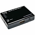 Eaton Tripp Lite Series 3-Port HDMI Mini Switch with Remote Control - 4K (HDMI F/3xF), 3D, HDCP 1.4, EDID - 3840 × 2160 - 4K - 3 x 1 - 1 x HDMI Out 1 thumbnail image