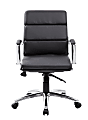 Boss Office Products CaressoftPlus™ Mid-Back Chair, Black