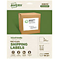 Avery® EcoFriendly Recycled Labels, Rectangle, 8-1/2" x 11", Matte White, Pack Of 10 1 thumbnail image