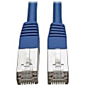 Tripp Lite Cat5e 350 MHz Molded Shielded (STP) Ethernet Cable (RJ45 M/M) PoE Blue 15 ft. (4.57 m) - Blue 1 thumbnail image