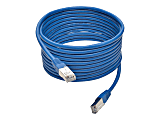 Tripp Lite Cat5e 350 MHz Molded Shielded (STP) Ethernet Cable (RJ45 M/M) PoE Blue 15 ft. (4.57 m) - Blue