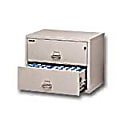FireKing® UL 1-Hour Lateral File, 2 Drawers, 27 7/8"H x 31"W x 22 1/8"D, Platinum, Dock-To-Dock Delivery 1 thumbnail image