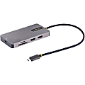 StarTech.com USB C Multiport Adapter, Dual HDMI, 4K 60Hz, 2x 5Gbps USB-A 3.1 Hub, 100W Power Delivery, GbE, SD/MicroSD, USB C Mini Dock