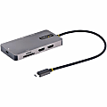 StarTech.com USB C Multiport Adapter, Dual HDMI, 4K 60Hz, 2x 5Gbps USB-A 3.1 Hub, 100W Power Delivery, GbE, SD/MicroSD, USB C Mini Dock 1 thumbnail image