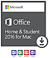 Office Home And Student 2016 For Mac®, Download