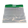 Bags of Bags ZIPAFILE® Storage Bag, Green, Pack of 25