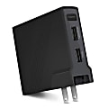 Naztech SOLO Portable Battery And Dual USB Wall Charger, Black, 14247