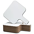 Flipside Rectangular Dry-Erase Answer Paddlew, 8" x 9 3/4", White, Pack Of 12 1 thumbnail image