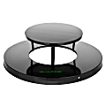 Alpine Rain Bonnet Lid For 38-Gallon Outdoor Metal Waste Receptacle, 7-5/8" x 24-1/4", Black 1 thumbnail image