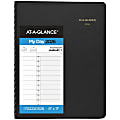 AT-A-GLANCE® 2026 Two Person Daily Appointment Book, Black, Large, 8" x 11" 1 thumbnail image