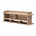 Systembuild Evolution Benford Extra-Wide Wall-Mount Tool Organizer, 15-13/16"H x 47-9/16"W x 11-3/4"D, Raw Board