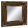 PTM Images Framed Mirror, Accent, 20"H x 20"W, Natural Black 1 thumbnail image