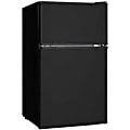 Midea Refrigerator/Freezer - 3.10 ft³ - Manual Defrost - Reversible - 2.18 ft³ Net Refrigerator Capacity - 0.92 ft³ Net Freezer Capacity - Black 1 thumbnail image