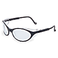 Bandit Eyewear, Clear Lens, Polycarbonate, Anti-Fog, Black Frame