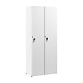 Bush Business Furniture Assure Single Tier 2 Door Storage Locker with Keypad Locks, White, Standard Delivery 1 thumbnail image