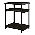 Ameriwood™ Home Elmwood End Table, 23-3/4"H x 18"W x 14-13/16"D, Black/Brown 1 thumbnail image
