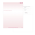 Laser 2-Sided Healthcare Medical Billing Statements, Preprinted MC/Visa Credit Card Accepted, 1-Part, 8-1/2" x 11", Burgundy, Pack Of 1,000 Sheets