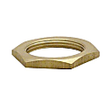 T&S Brass Body Top Lock Nut, 1.5", 1.165-18 UN Female Thread 1 thumbnail image