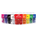 JAM Paper® Papercloops® Paper Clips, 450 Total, Assorted Colors, 50 Per Pack, Case Of 9 Packs