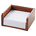 Realspace® Brown Leatherette Memo Holder