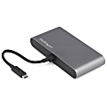 StarTech.com Thunderbolt 3 Mini Dock - Portable Dual Monitor TB3 Docking Station DisplayPort 4K 60Hz - TB3DKM2DPL 1 thumbnail image