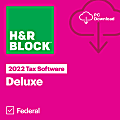 H&R Block 2022, Deluxe, For PC Download (Windows)