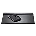 Realspace® Black Leatherette Desk Pad