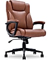 Serta® Connor Ergonomic Bonded Leather High-Back Executive Office Chair, Cognac 1 thumbnail image