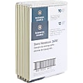 Business Source Wirebound Steno Notebook - 70 Sheets - Wire Bound - 15 lb Basis Weight - 6" x 9" - Green Paper - 12 / Pack 1 thumbnail image