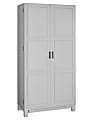 Ameriwood™ Home Carver 64" Storage Cabinet, 2 Drawers/6 Shelves, Gray