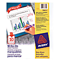 Avery® Write-On™ Sheet Protectors, Nonglare, 8 1/2" x 11", Pack Of 10 1 thumbnail image