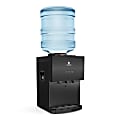 Avalon Premium 3-Temperature Hot/Cold Top-Loading Countertop Water Dispenser, 19"H x 12"W x 13"D, Black