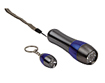 Office Depot® Brand 3-LED Keylight And 9-LED Flashlight Combo Pack, Assorted Colors 1 thumbnail image